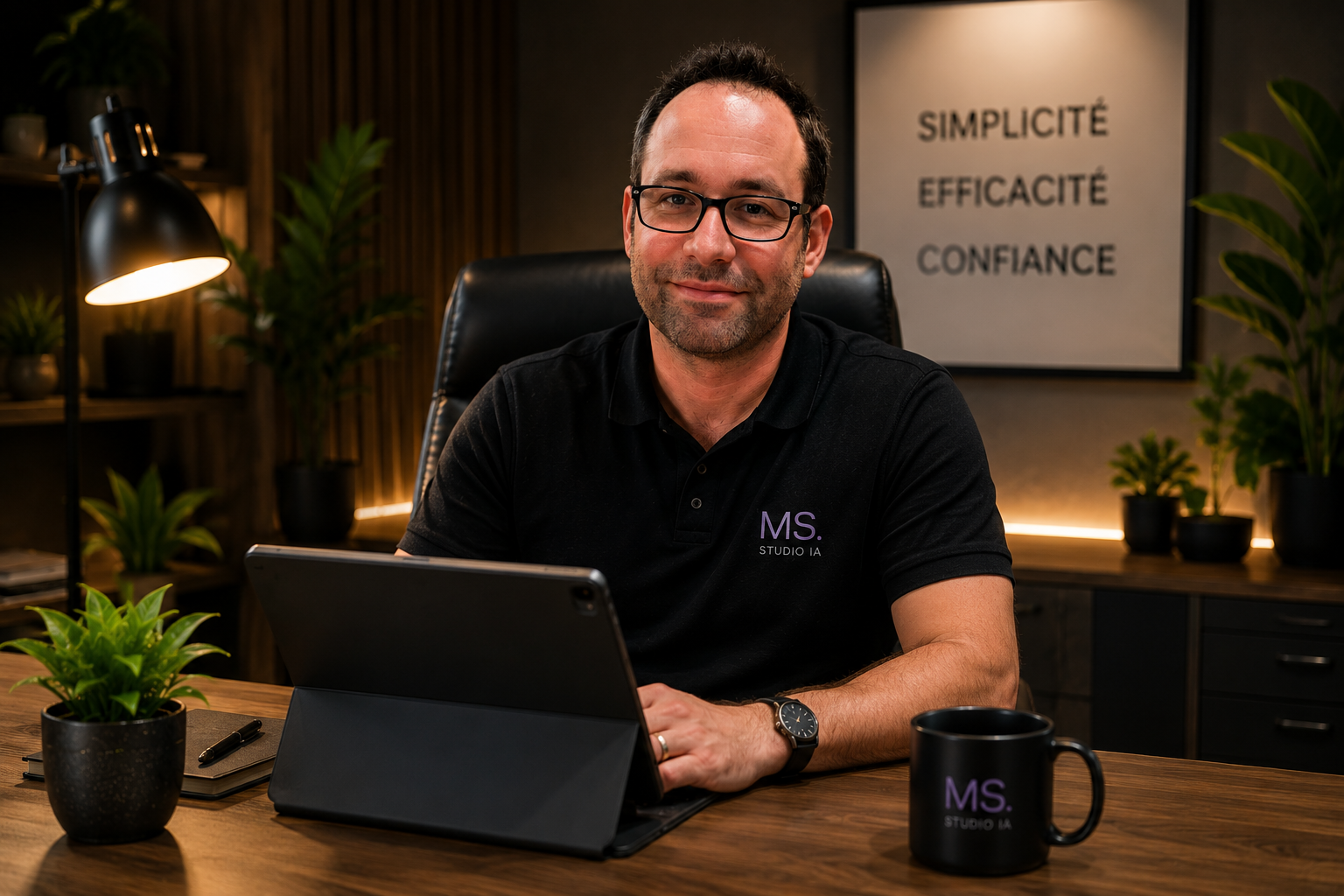 Sylvain Mas, fondateur de MS Studio IA